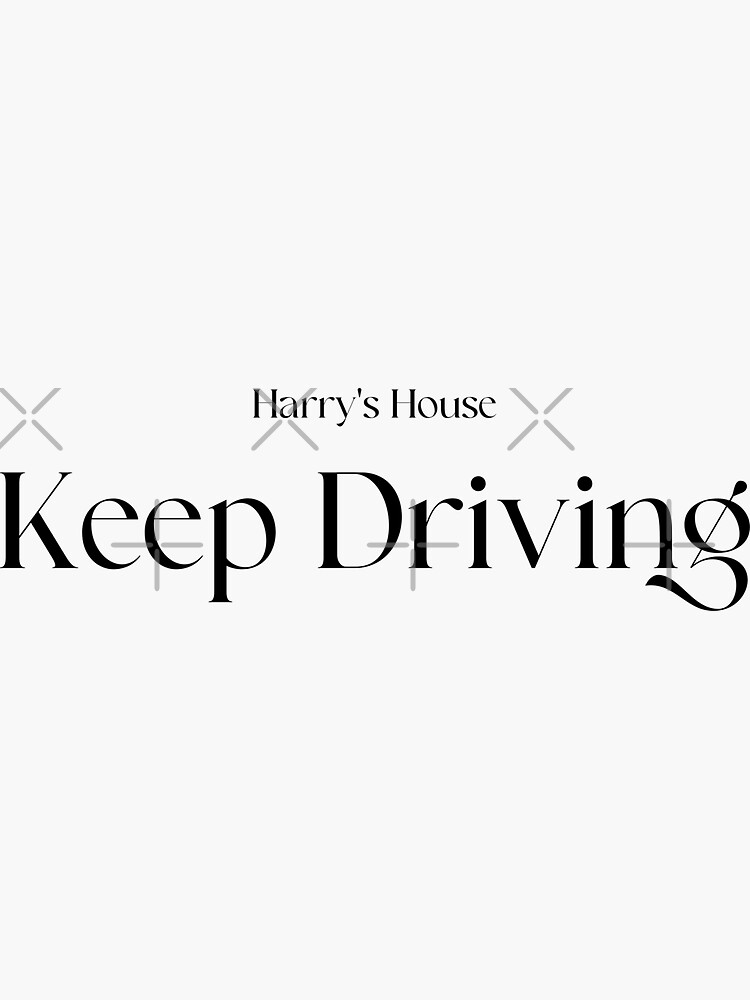 Side Boo Choke Sea View, Should We Just Keep Driving? | Harry's House Sticker, Harry Styles, Pleasing, HSLOT, Car Decal, Fine Line, store TPWK