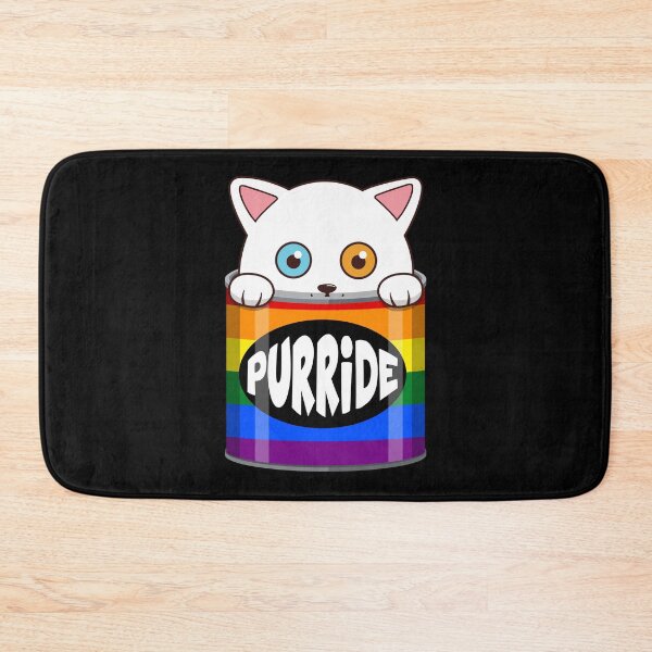 Item preview, Funny White Cat In The Purride Can Of Pate designed and sold by Luan Huynh.