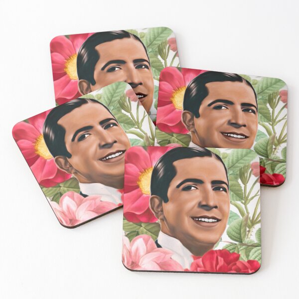 Item preview, Vintage Argentine Tango Gardel with Roses designed and sold by infinitetango.