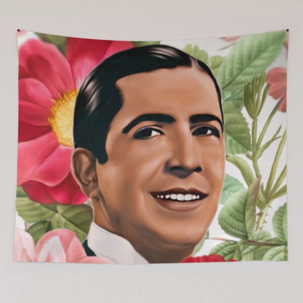 Item preview, Vintage Argentine Tango Gardel with Roses designed and sold by infinitetango.