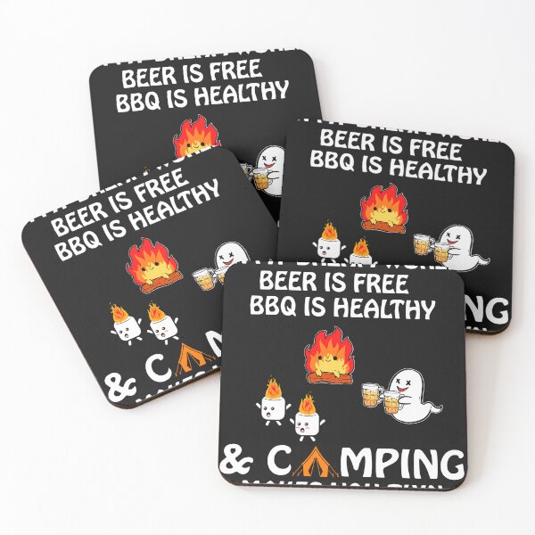Item preview, in my dream world beer is free bbq is healthy camping makes you thin  designed and sold by CallieStore.