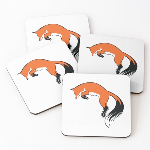 Item preview, Fox Cute Jumping Orange Wild Animal designed and sold by BakaOutfit.