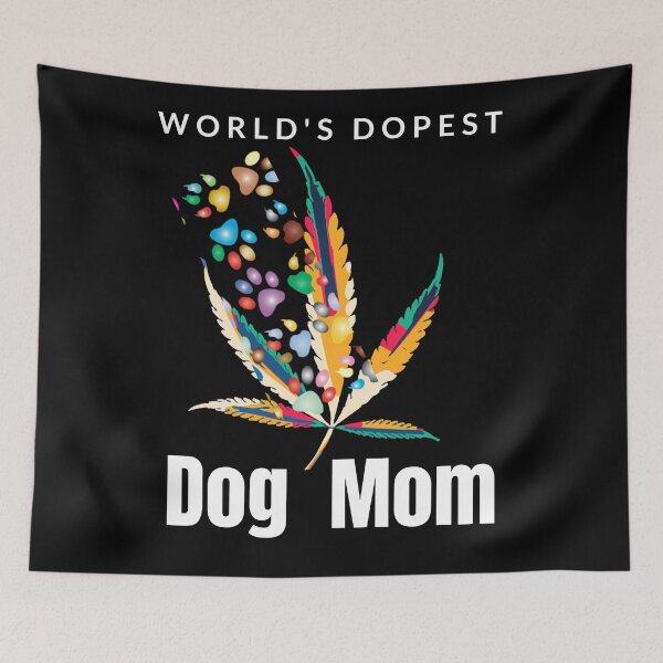 Item preview, World’s Dopest Dog Mom Cannabis Weed designed and sold by BestDesignbySof.
