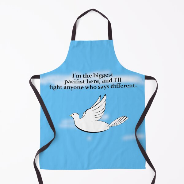 Item preview, pacifist slogan designed and sold by 6059.