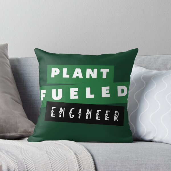 Item preview, Plant Fueled Engineer - Green Typography designed and sold by SBWorld.