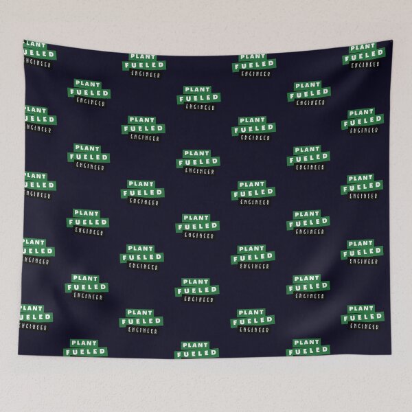 Item preview, Plant Fueled Engineer - Green Typography designed and sold by SBWorld.