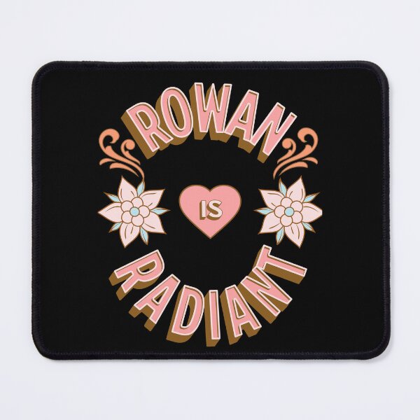Item preview, Rowan is Radiant - First Names - Birthday Gifts - Alliteration Fans designed and sold by epicthoughts.