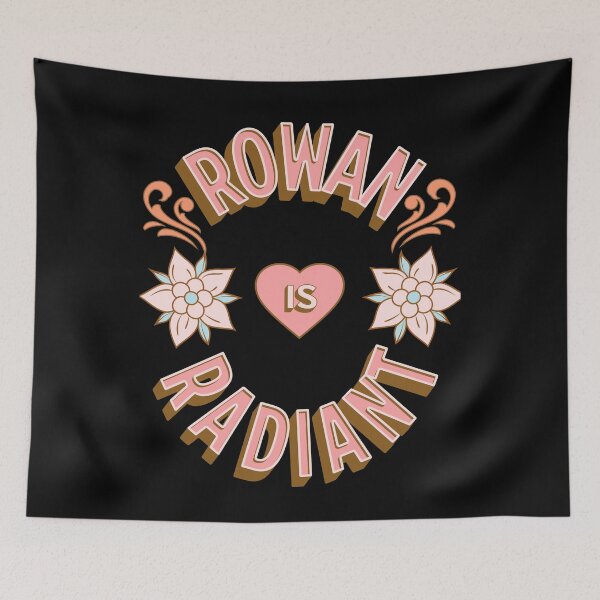 Item preview, Rowan is Radiant - First Names - Birthday Gifts - Alliteration Fans designed and sold by epicthoughts.