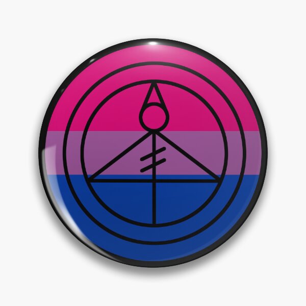 Item preview, THE OWL HOUSE GLYPH - BISEXUAL FLAG designed and sold by alidrawss-1.