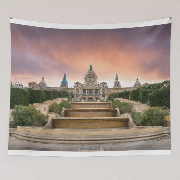 Item preview, Plaza de Espanya and Palau de Montjuic in Barcelona, Spain designed and sold by mitzobs.