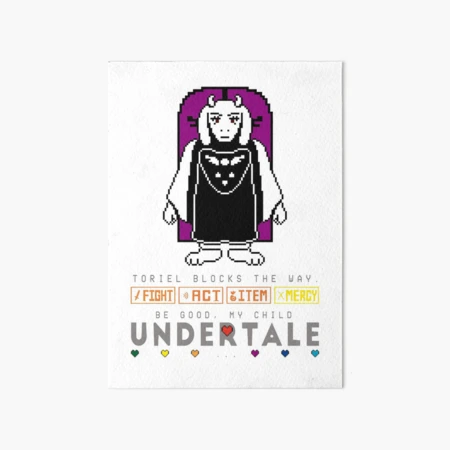 Undertale Birthday Invitations Toriel Digital Download 5x7 