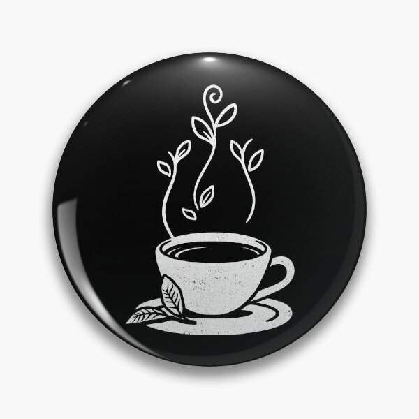 Item preview, Green Tea Black and White Minimalist Design by Tobe Fonseca designed and sold by Tobe Fonseca®.