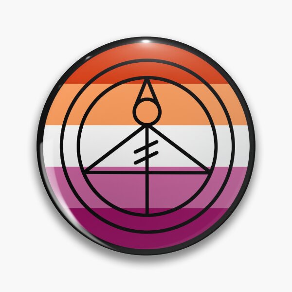 Item preview, THE OWL HOUSE GLYPH - LESBIAN FLAG designed and sold by alidrawss-1.