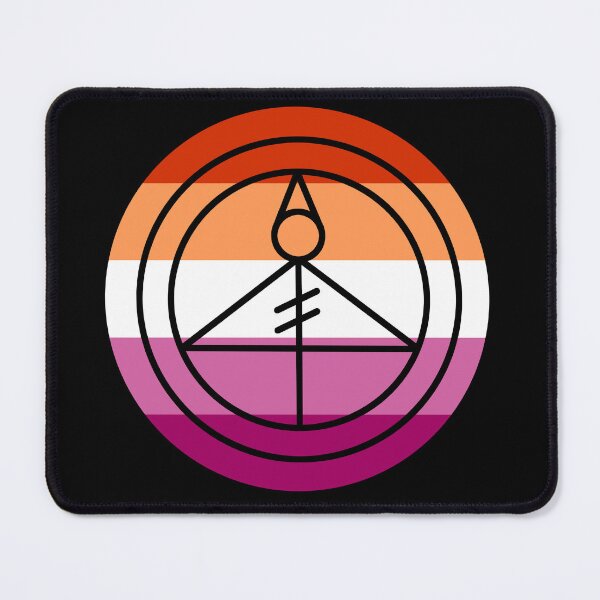 Item preview, THE OWL HOUSE GLYPH - LESBIAN FLAG designed and sold by alidrawss-1.