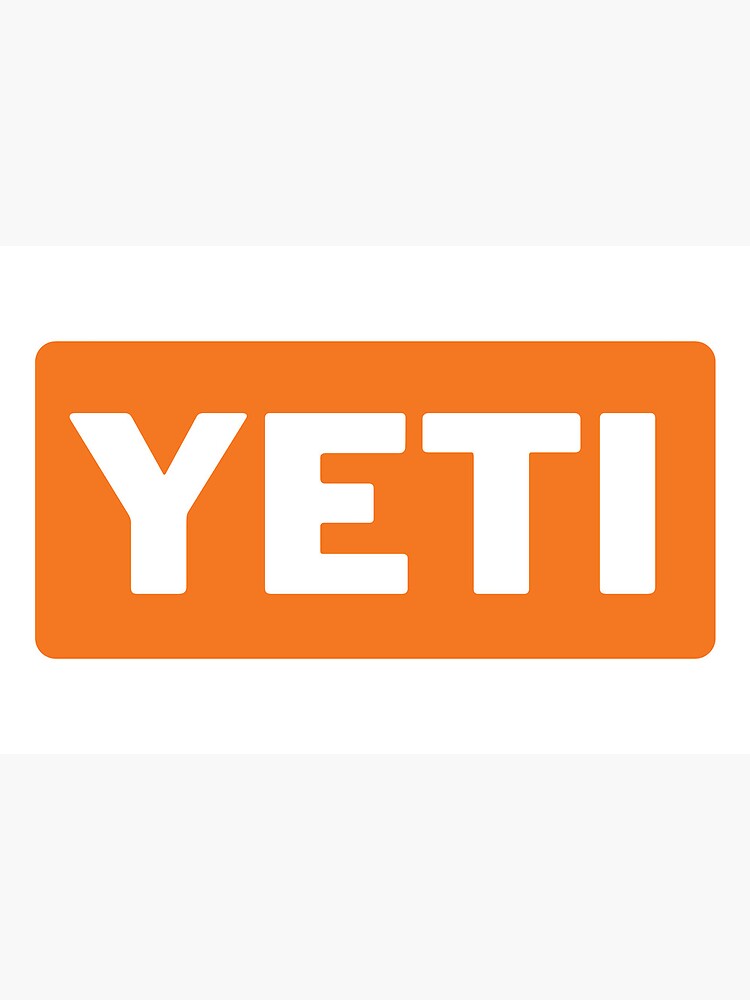 Orange Yeti Sticker Sticker for Sale by brookehend