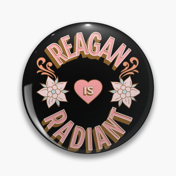 Item preview, Reagan is Radiant - First Names - Birthday Gifts - Alliteration Fans designed and sold by epicthoughts.