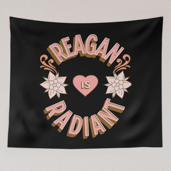 Item preview, Reagan is Radiant - First Names - Birthday Gifts - Alliteration Fans designed and sold by epicthoughts.
