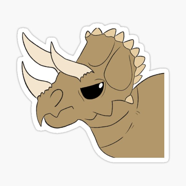 Item preview, Grumpy Triceratops designed and sold by RYSC-Design.
