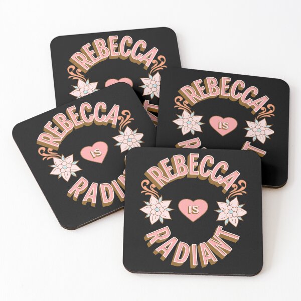Item preview, Rebecca is Radiant - First Names - Birthday Gifts - Alliteration Fans designed and sold by epicthoughts.