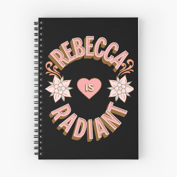 Item preview, Rebecca is Radiant - First Names - Birthday Gifts - Alliteration Fans designed and sold by epicthoughts.