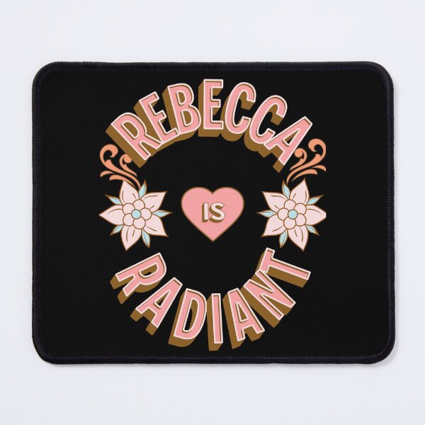 Item preview, Rebecca is Radiant - First Names - Birthday Gifts - Alliteration Fans designed and sold by epicthoughts.