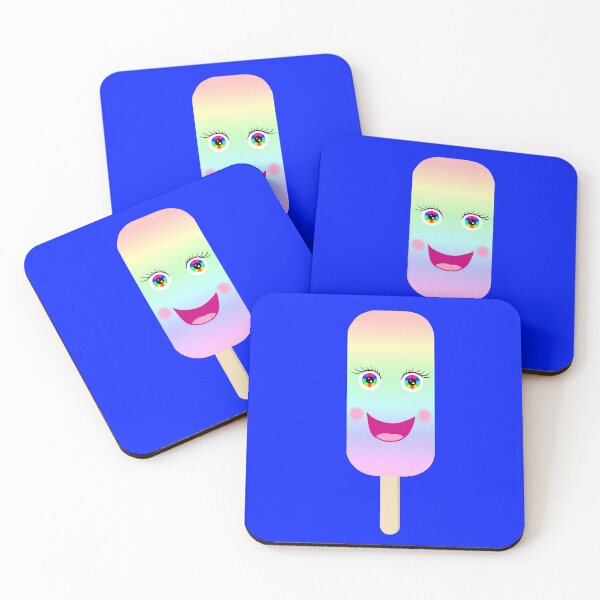 Item preview, Happy Pastel Rainbow Popsicle  designed and sold by Deborah Camp.