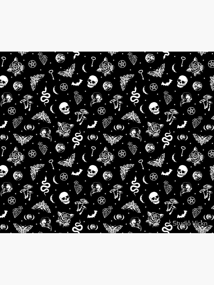 "Witchcraft B&W" Throw Blanket For Sale By StudioVII | Redbubble