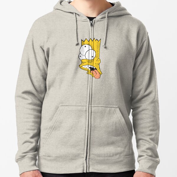 Lil peep 2024 bart simpson hoodie