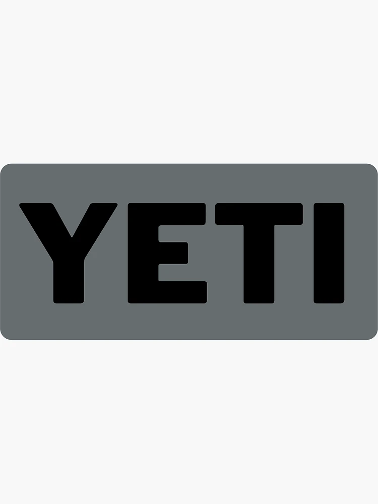 PINK + GREY YETI STICKER Sticker for Sale by designzbyemm