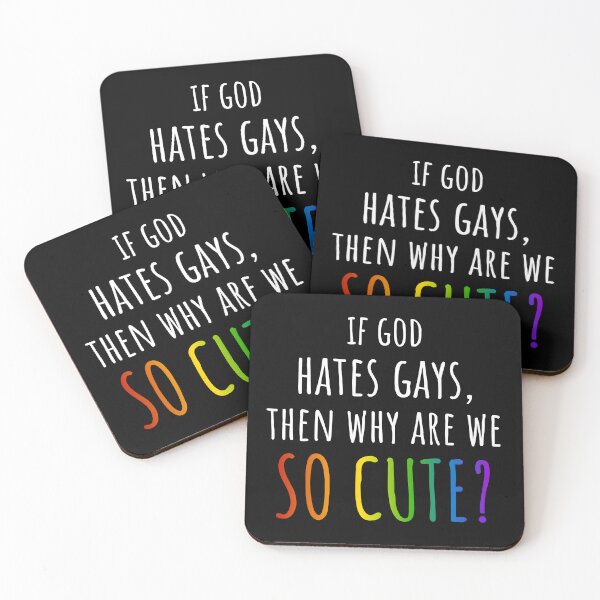 Artikelvorschau, LGBTQIA+ Stolz Wenn Gott Schwule hasst, warum sind wir dann so süß? entworfen und verkauft von renrabbit.