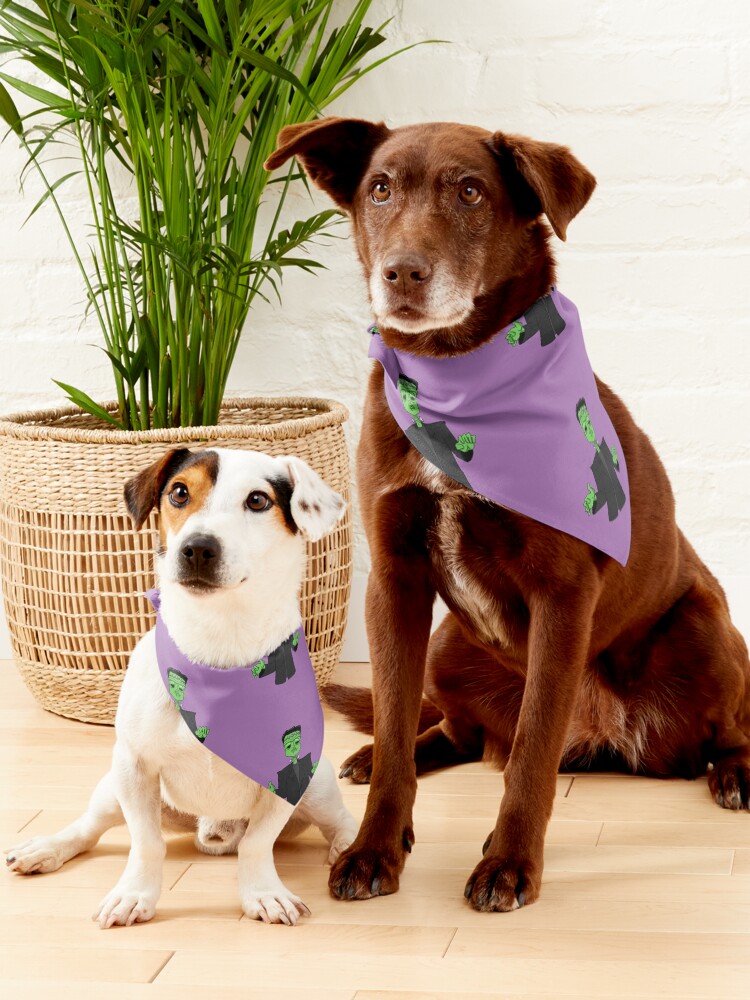 Alternate view of Frankenstein's Monster Pet Bandana