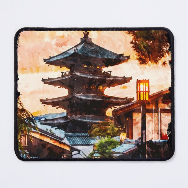 Item preview, Kyoto Japan city watercolor designed and sold by chrlalexandru.