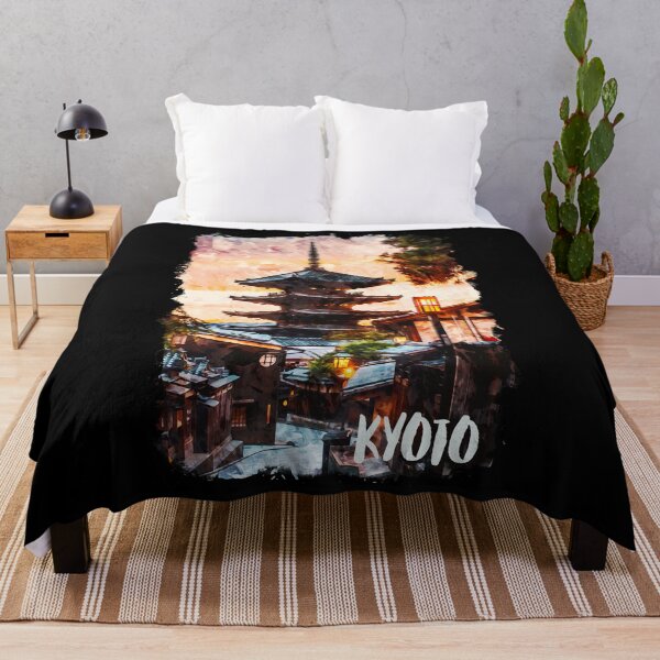 Item preview, Kyoto Japan city watercolor designed and sold by chrlalexandru.