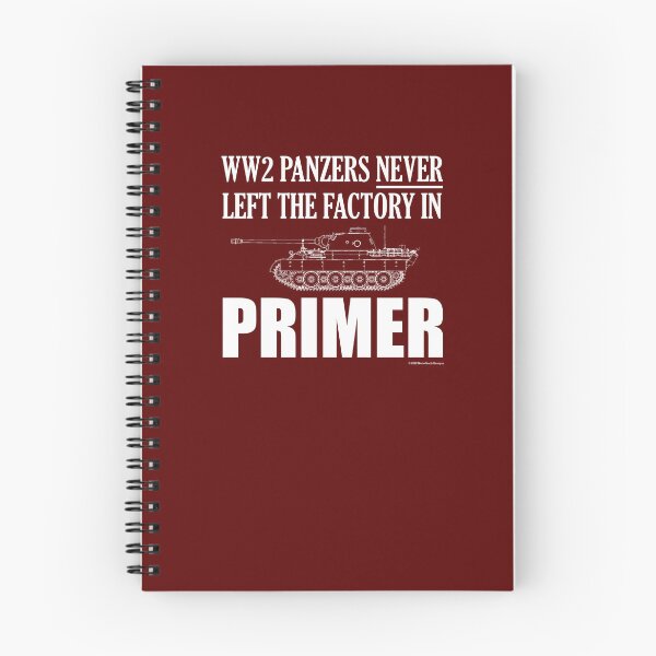 Item preview, Panzers Never Left The Factory In Primer designed and sold by ModelNoob.