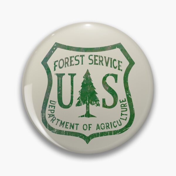Item preview, Forest Service Vintage Green Emblem designed and sold by Lidra Zehcnas.