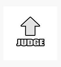 Arrow Judge Photographic Print