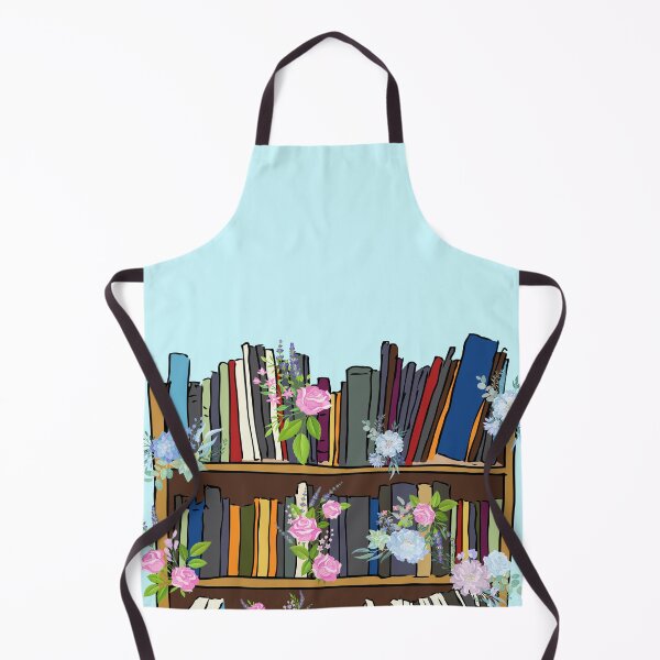 Item preview, Pink and Blue Floral Bookstack designed and sold by CAT-LUVERS.
