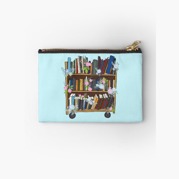 Item preview, Pink and Blue Floral Bookstack designed and sold by CAT-LUVERS.
