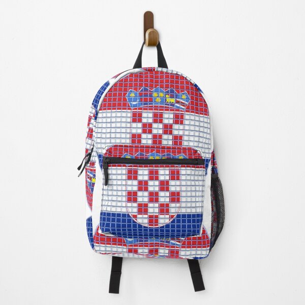 Item preview, Croatia Flag Rounded - Squares Pixel designed and sold by MoonElite.