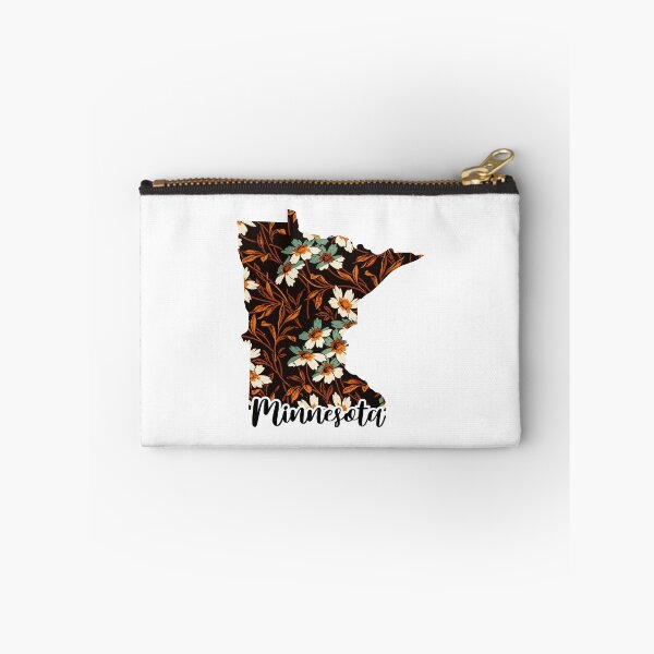 Item preview, Floral Map of USA States Minnesota - Map of Minnesota designed and sold by AmethystMurad.
