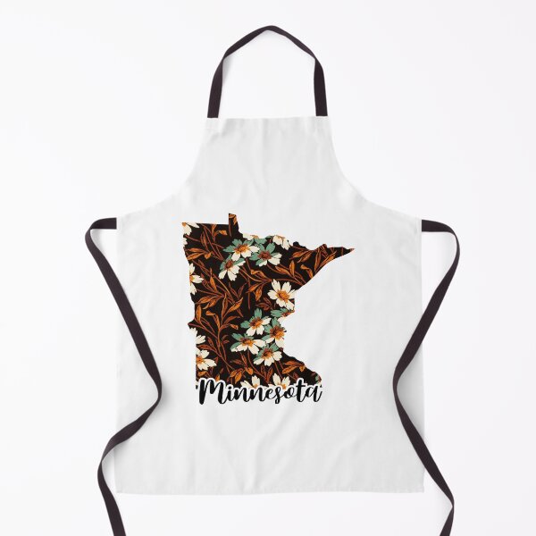 Item preview, Floral Map of USA States Minnesota - Map of Minnesota designed and sold by AmethystMurad.