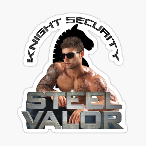 Knight Security - Steel - Steel Valor Sticker