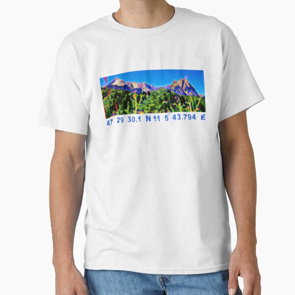 Garmisch Partenkirchen, Grainau, Wettersteinmassiv Classic T-Shirt