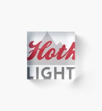Hoth Light Beer Acrylic Block