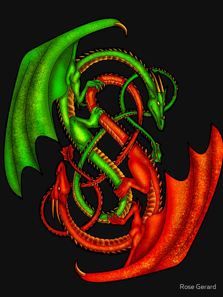 Entwined Dragons by arkadyrose