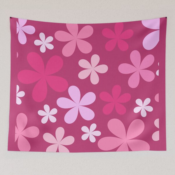 Item preview, Flower Power Pink Background designed and sold by tangelos.