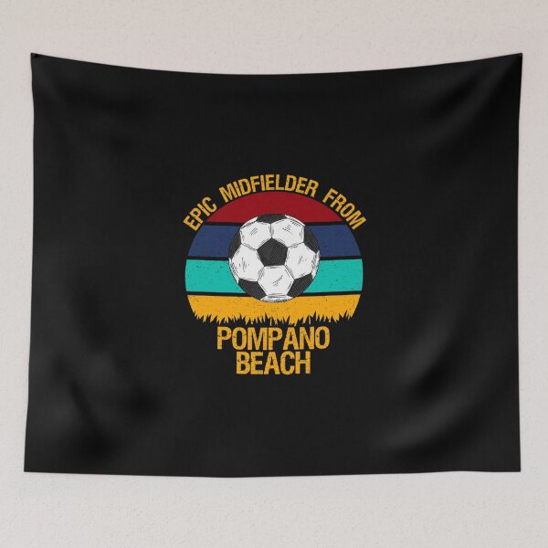 Item preview, Epic Midfielder From Pompano Beach Vintage Soccer Classic T-Shirt designed and sold by marshacryjsy7.
