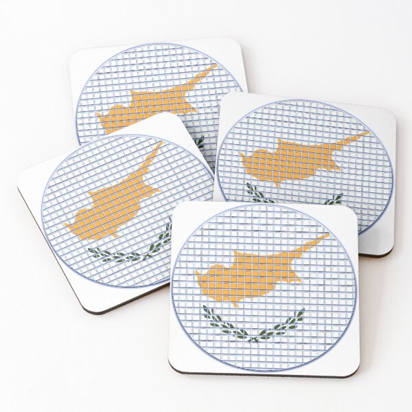Item preview, Cyprus Flag Rounded - Squares Pixel  designed and sold by MoonElite.