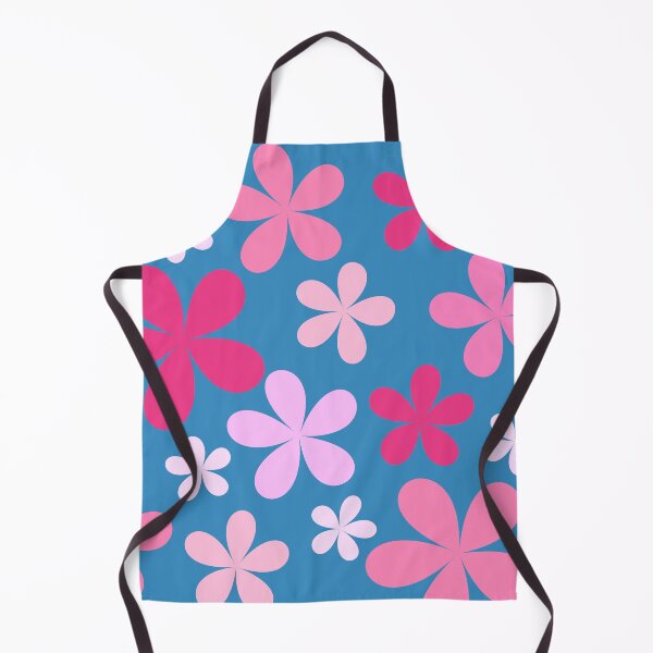 Item preview, Flower Power Pink with Blue Background designed and sold by tangelos.