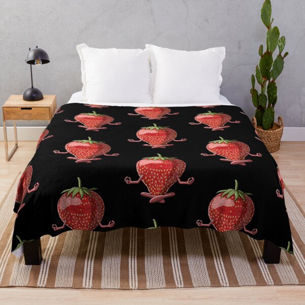 Item preview, Funny Yoga Fruit Meditating Strawberry designed and sold by UpYourSelf.